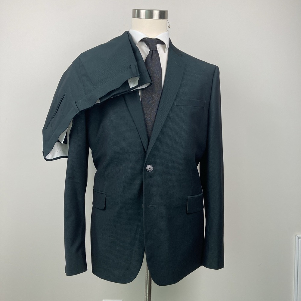 Men's Nick Graham 2PC Suits New York Cut Jacket 46R‎ Pants 41W 27.5L